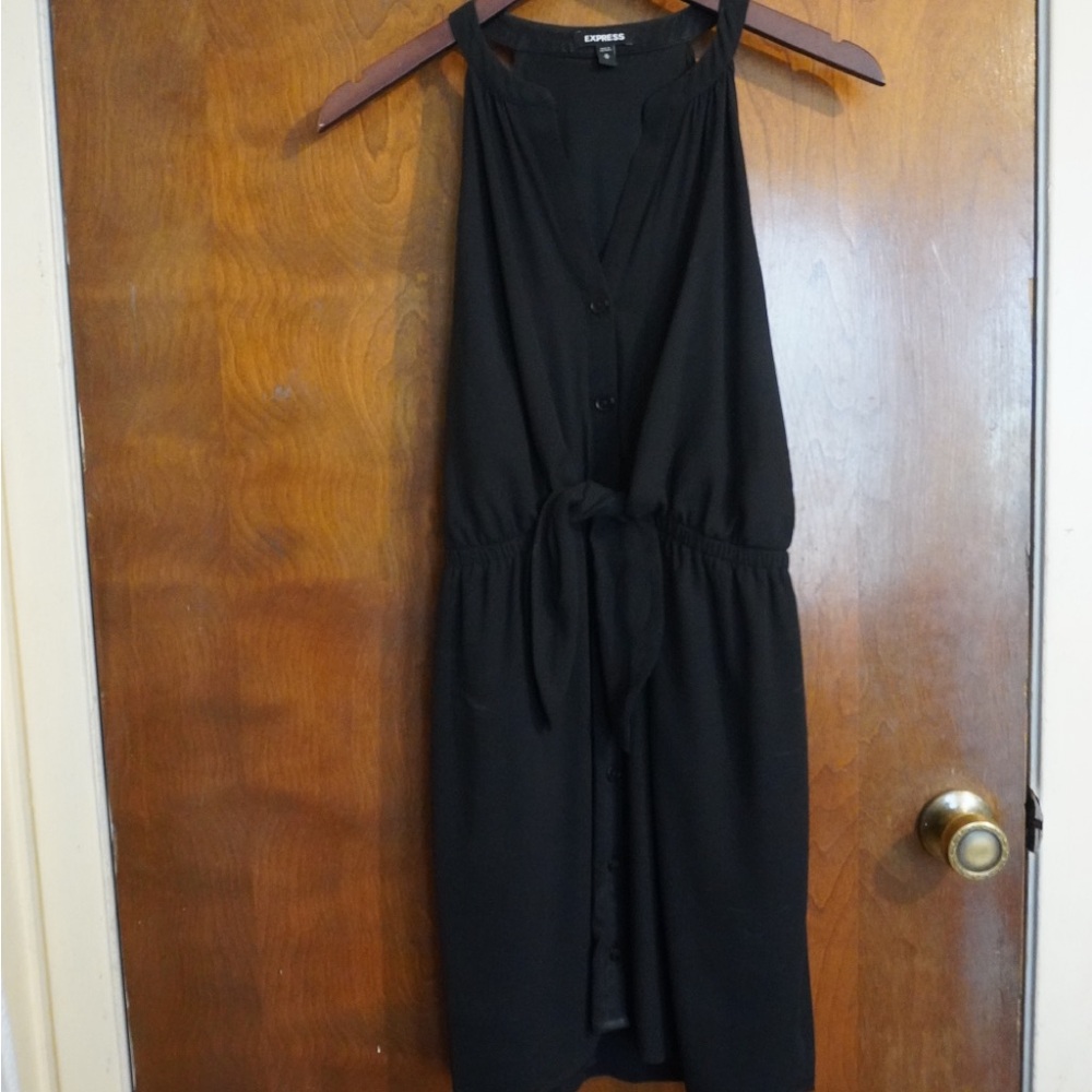 Express Black Sleeveless Dress